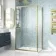 London Brushed Brass 6mm Sliding Shower Enclosure 1000x760mm