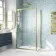 London Brushed Brass 6mm Sliding Shower Enclosure 1000x760mm