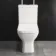 Atlanta Rimless Close Coupled Toilet & Pedestal Basin Set