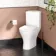 Orlando Rimless Comfort Height Close Coupled Corner Toilet With Soft Close Seat