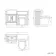 Monaco Chalk White Combination Vanity Traditional Basin and Boston Toilet 1200mm