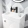 Ohio Gloss White 2-In-1 Combined Wash Basin & Austin Toilet 500mm