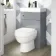 Ohio Stone Grey 2-In-1 Combined Wash Basin & Seattle Toilet 500mm