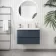 Corsica Inky Blue Wall Hung Basin Drawer Vanity 800mm