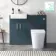 Harper Navy Blue Combination Vanity Basin & Tucson Toilet 1000mm