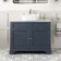 Lucia Inky Blue Vanity with Marble Top & Curved Counter Top Basin 1030mm