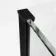 Vienna Matt Black Easy Clean 8mm Hinged Shower Enclosure 900x900mm