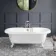 Grosvenor 1700mm Roll Top Bath - White Ball Feet