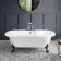 Grosvenor 1700mm Roll Top Bath - Black Claw Feet