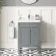 Bermuda Dove Grey Basin Vanity 600mm