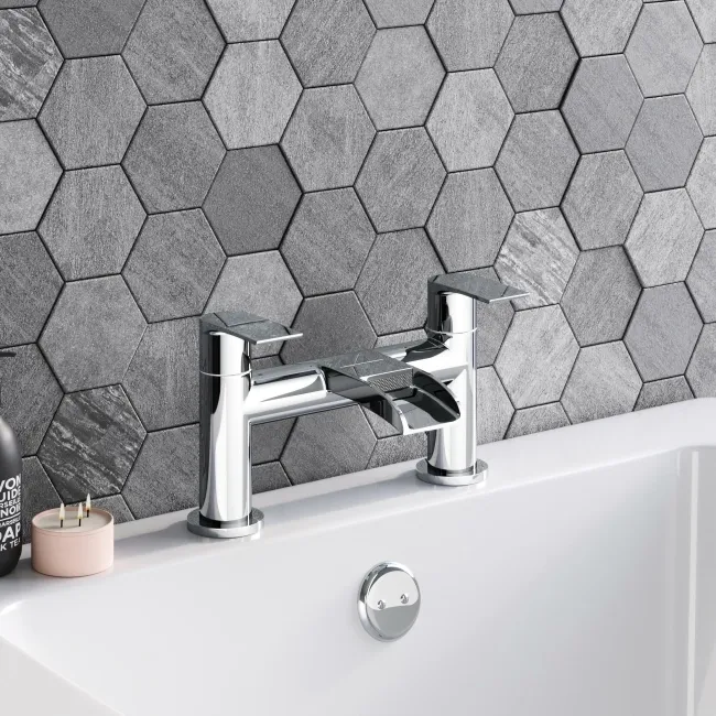 Eden Chrome Waterfall Bath Filler