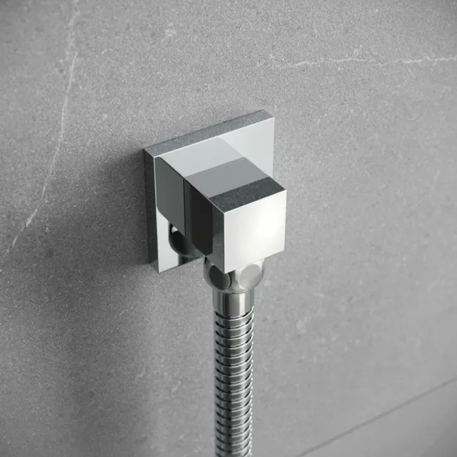 Galway Premium Chrome Square Thermostatic Shower Set - 200mm Head & Slider Hand Shower