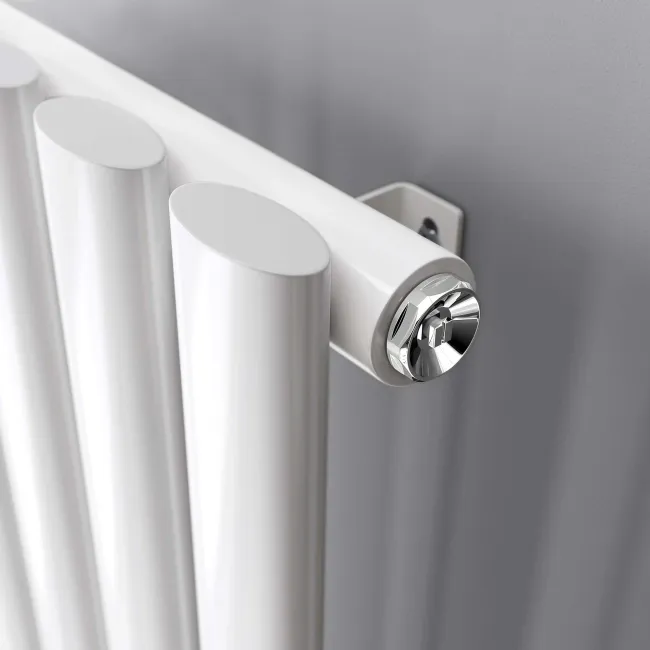 Marbella White Single Oval Panel Radiator 600x1200mm