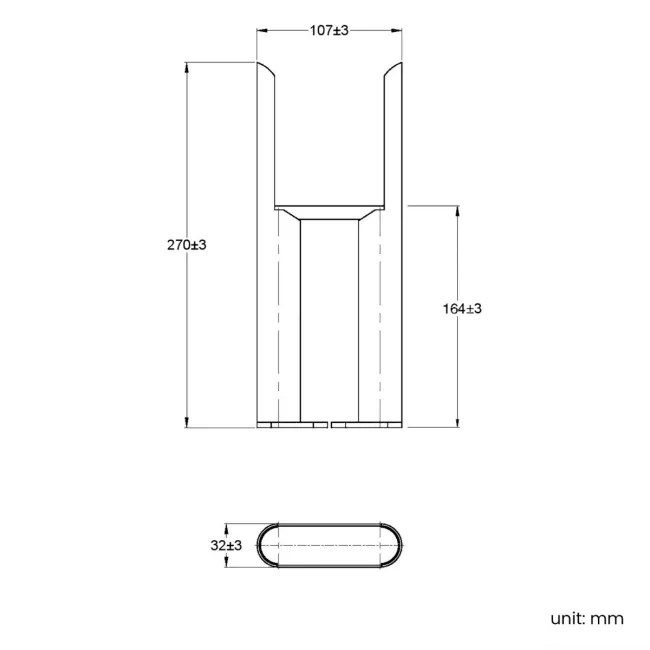 Antique Gold Traditional 3 Column Radiator Feet