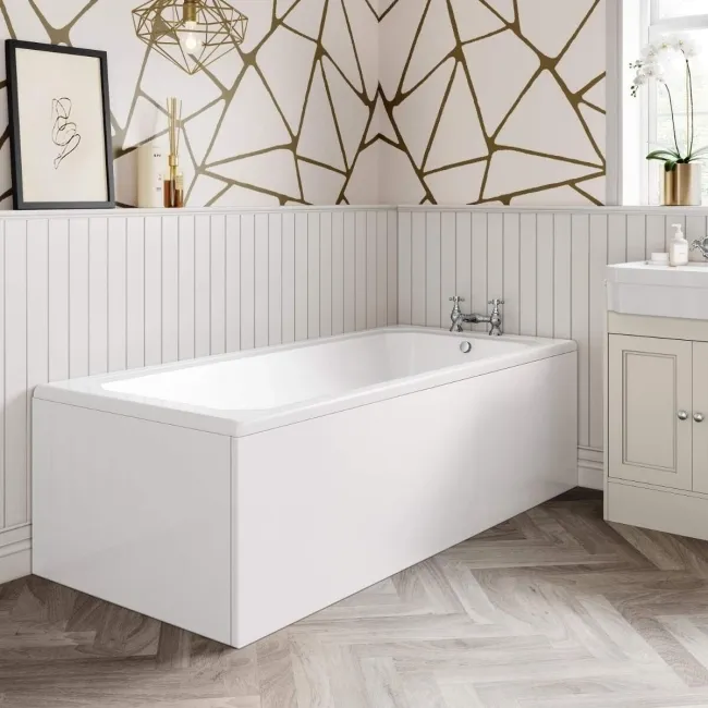 1800 Super Strength Reinforced Acrylic Straight Bath Front Panel