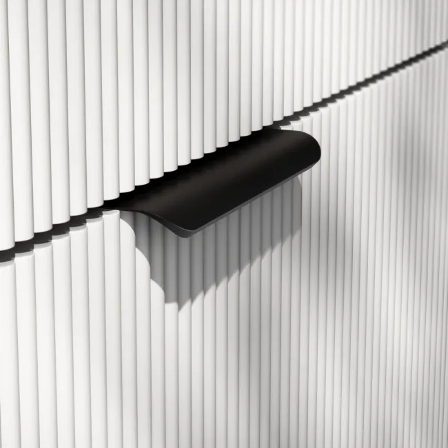 Matt Black Flat Furniture Handle