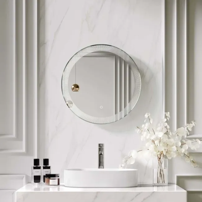 Blake Round Illuminated LED Mirror 600mm