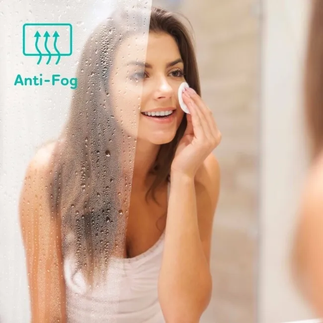 Olivia Black Framed Illuminated LED Mirror Cabinet 710x1000mm