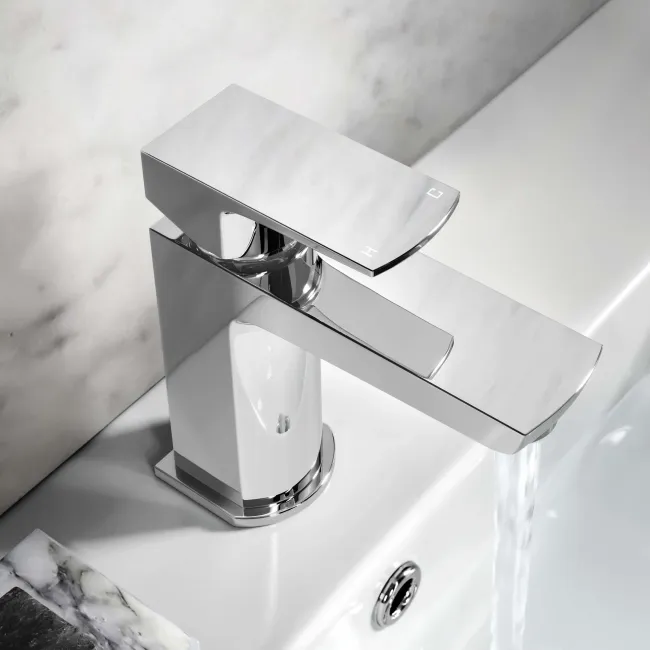 Soar Chrome Basin & Bath Mixer Tap Set