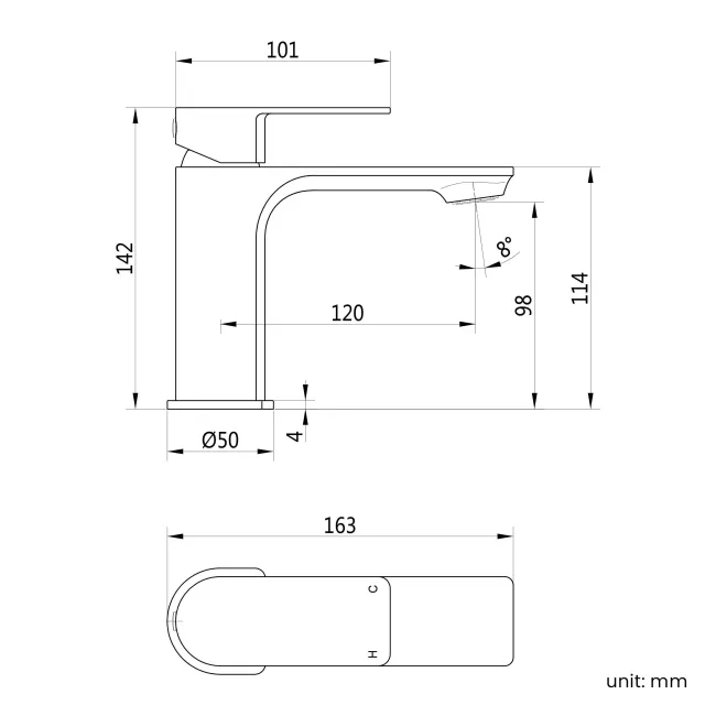 Lune Brushed Brass Basin & Shower Bath Mixer Tap Set