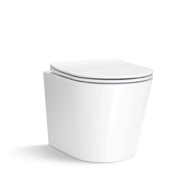 Boston Rimless Wall Hung Toilet With Premium Soft Close Slim Seat