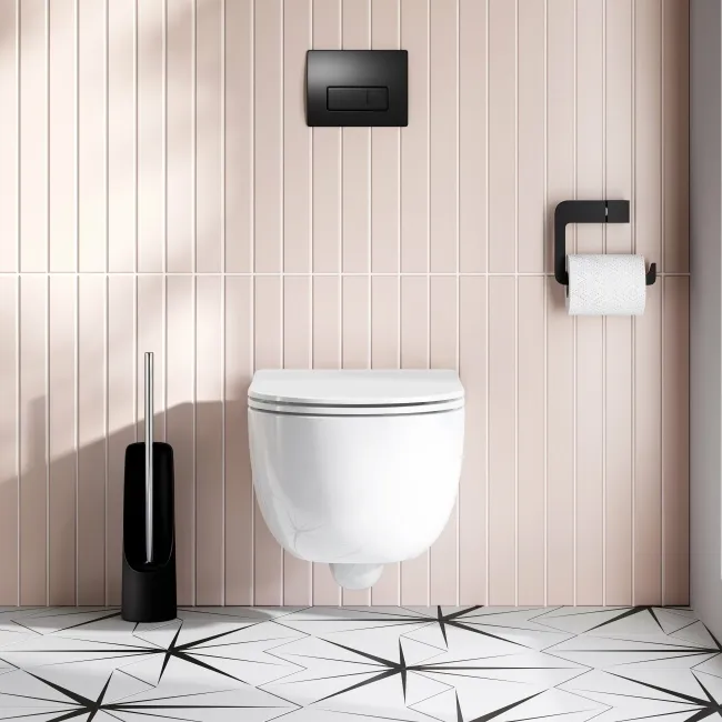 Tulsa Rimless Wall Hung Toilet With Premium Soft Close Slim Seat