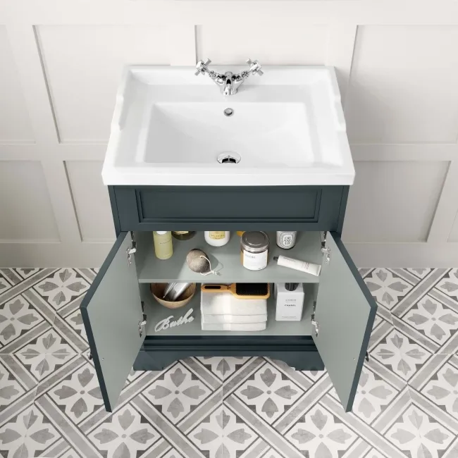 Lucia Inky Blue Basin Vanity 630mm