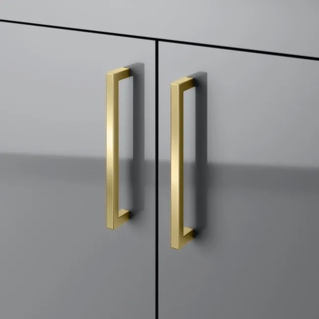 Harper Stone Grey Combination Vanity Basin with Marble Top & Tucson Toilet 1500mm - Brushed Brass Accents