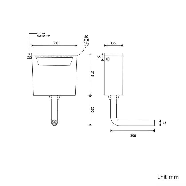 Milos Fog Grey Combination Vanity Basin and Denver Toilet 1100mm - Chrome Handles