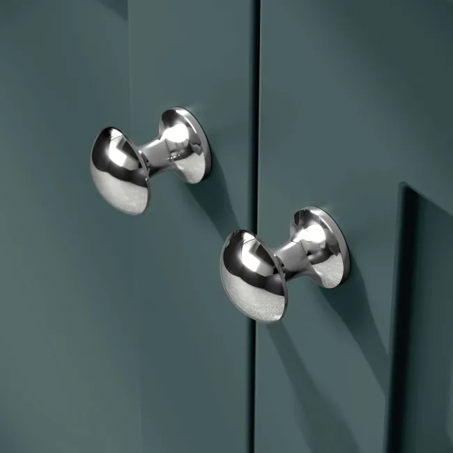 Milos Mystic Green Combination Vanity Basin and Austin Toilet 1000mm - Chrome Handles