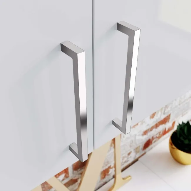 Harper Gloss White Wall Hung Cabinet 600x600mm