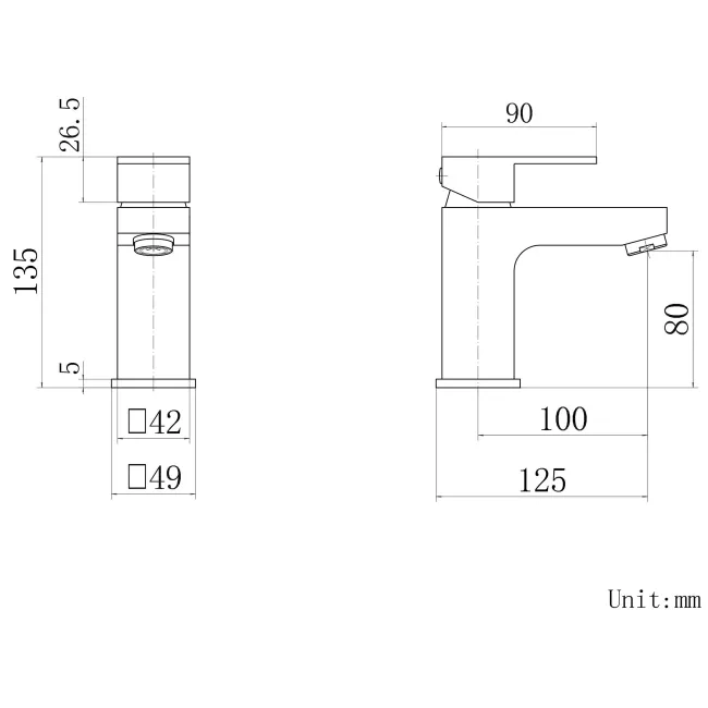 Lea Chrome Basin & Bath Mixer Tap Set