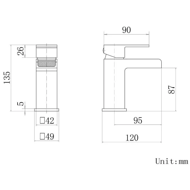 Avon Matt Black Waterfall Basin & Bath Mixer Tap Set