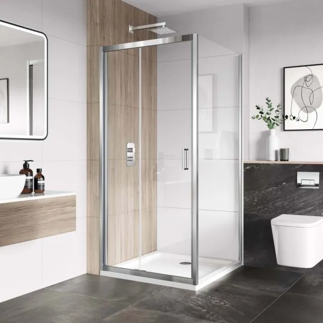 London 6mm Bifold Shower Enclosure 900x900mm