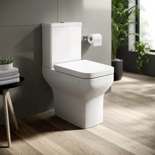 Chicago Rimless Close Coupled Toilet With Premium Soft Close Seat