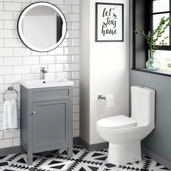 Bermuda Dove Grey Basin Vanity 500mm
