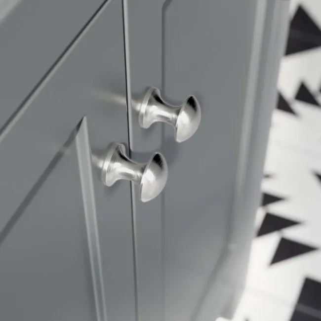 Bermuda Dove Grey Double Basin Vanity 1200mm