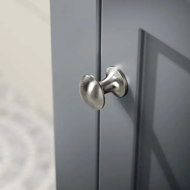 Bermuda Dove Grey Floor Standing Tall Cabinet 1500x350mm