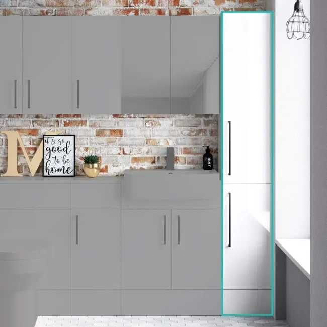 Matt Black Handle for Harper Tall Cabinet Unit