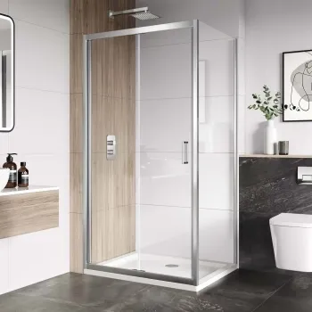London 6mm Bifold Shower Enclosure 1000x700mm