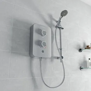 Gainsborough Slim Duo Electric Shower Titanium Grey 8.5KW