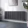 Marbella Anthracite Double Oval Panel Radiator 600x1620mm