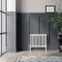 Athens White Triple Column Horizontal Traditional Radiator 600x785mm