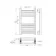 Valetta Electric Matt Black Square Heated Towel Rail 650x400mm