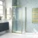 London Brushed Brass 6mm Pivot Shower Enclosure 700x700mm
