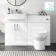 Harper Gloss White Combination Vanity Basin and Miami Toilet 1200mm