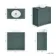 Milos Mystic Green Vanity with Oval Basin 800mm - Brushed Handles