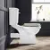 Hudson Traditional Close Coupled Toilet With Cotton White Wooden Seat - Brushed Brass Lever