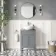 Bermuda Dove Grey Vanity With Round Counter Top Basin 600mm