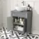 Bermuda Dove Grey Vanity With Round Counter Top Basin 600mm